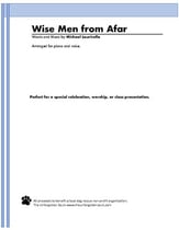 The Wise Men from afar Unison choral sheet music cover